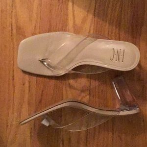 Inc Thong Sandals Clear Size 8.5